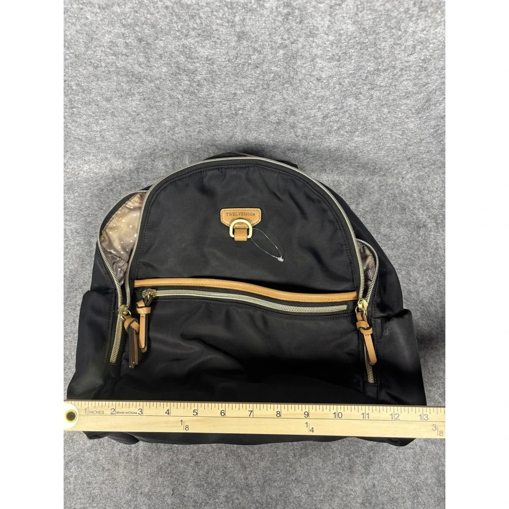 TWELVElittle‎ Companion Backpack Medium Black Nylon Celestial Lining